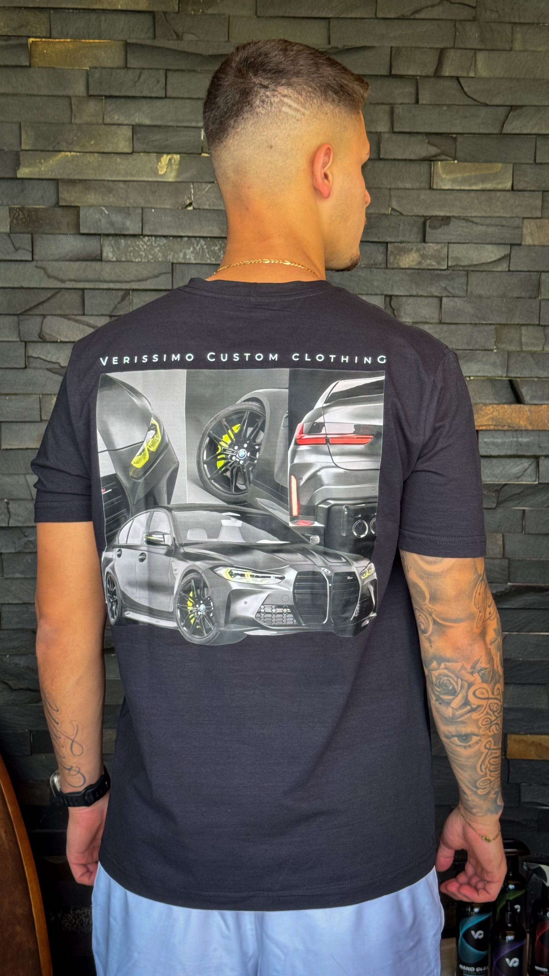 Camiseta Slim Bmw m3 Details Masculina