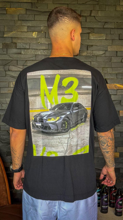 Camiseta Oversized Style Bmw M3 Masculina