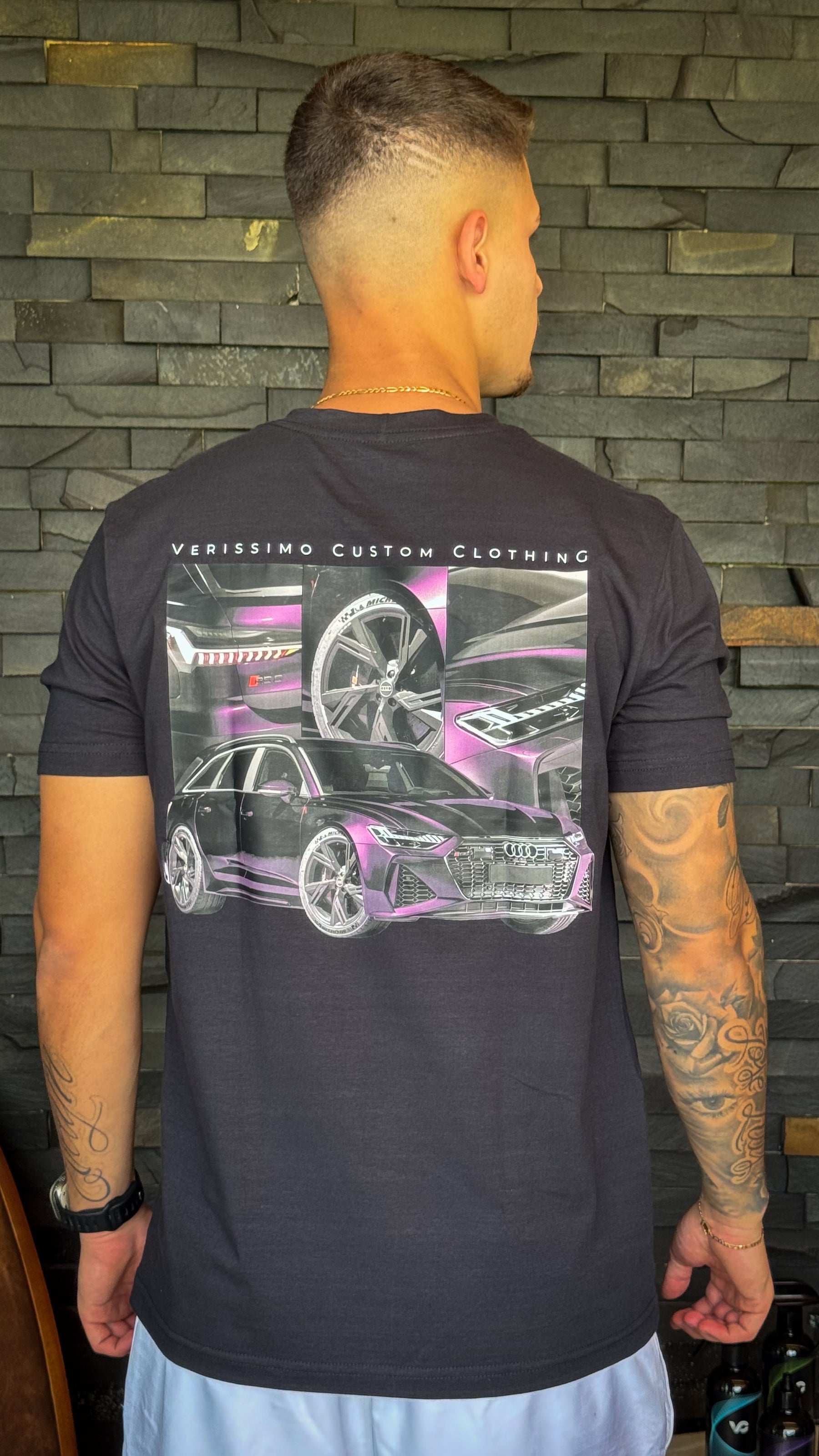 Camiseta Slim Audi Rs6 Details Masculina